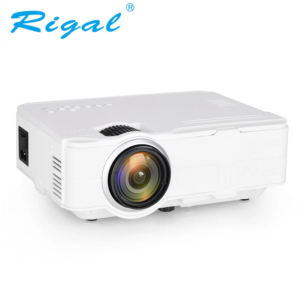 

Rigal RD812 Mini LED Projector WiFi Wireless Wired Sync Display LCD 3D Projector Multi Screen HDMI VGA USB Video Home Theater