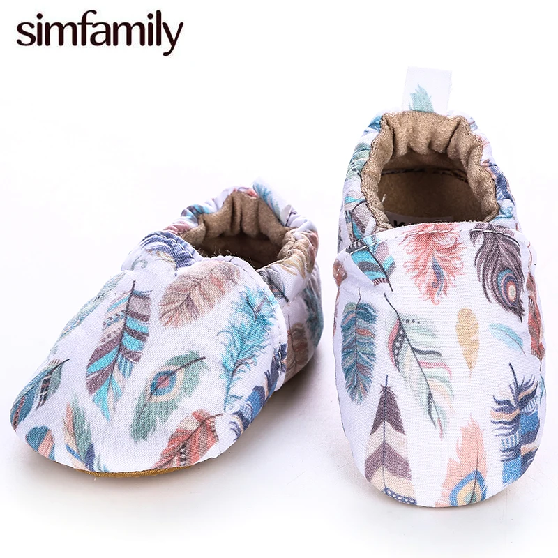 

[simfamily]Kid Girls Boy First Walkers Soft Infant Toddler Shoes Cute Flower Soles Crib Shoes Footwear for Newborns baby shoes