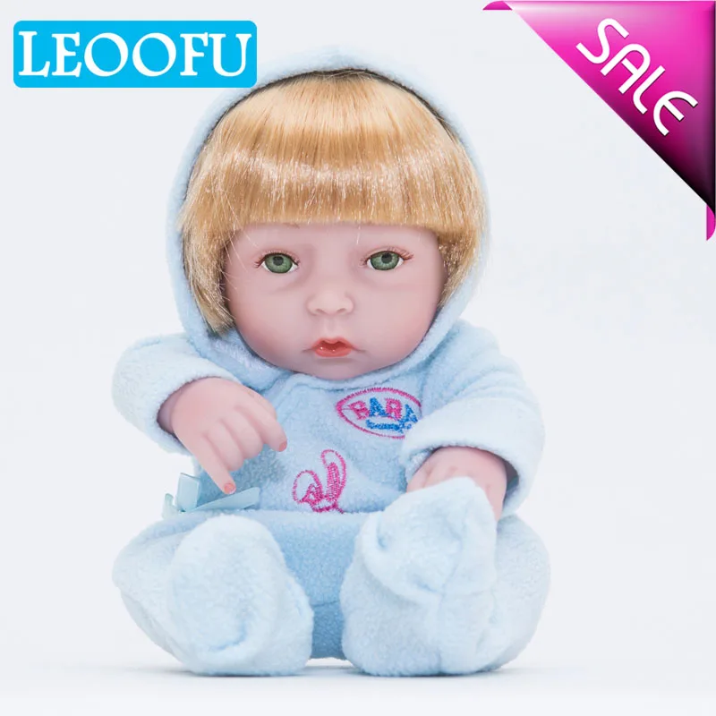 LEOOFU 28 см 11 дюймов полный детские подарки тела силикона reborn baby doll игрушки, реалистичные новорожденных куклы милые купаться игрушка подарок