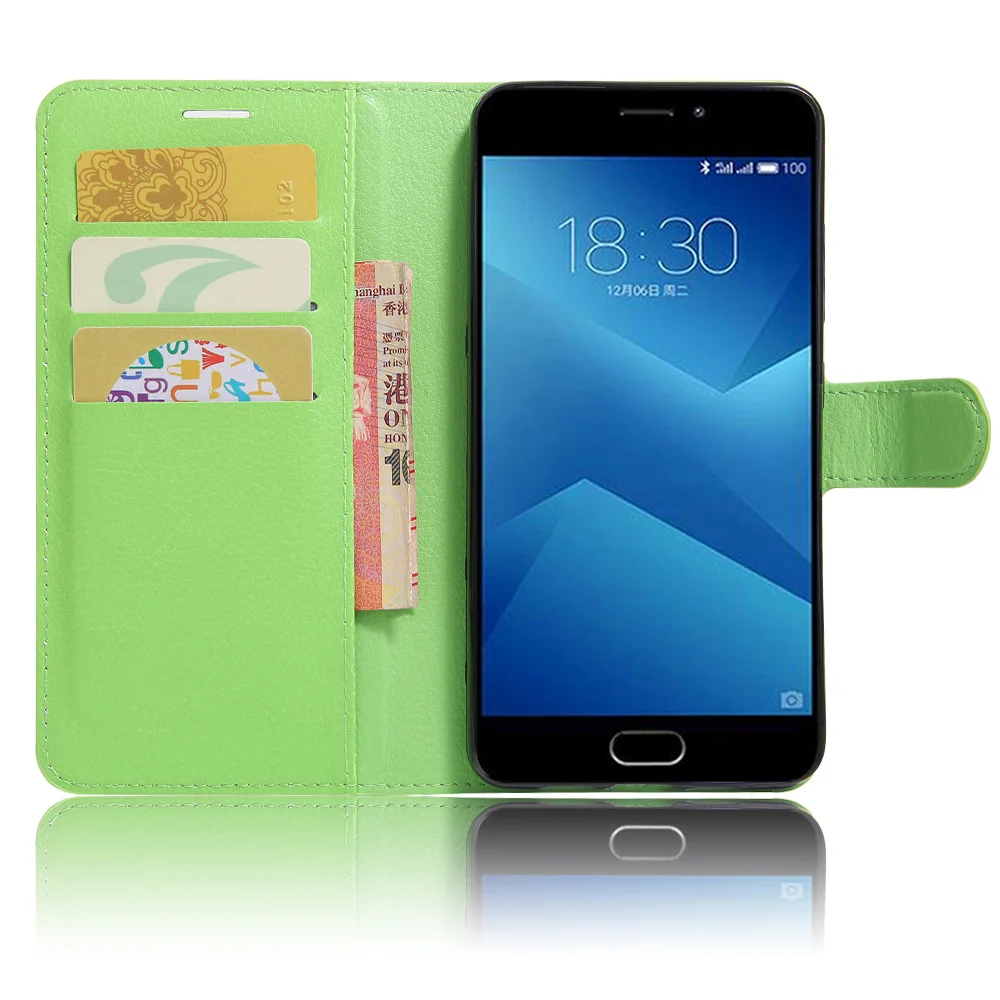 

Meizu M5 Note 5.5 inch Wallet Case Litchi Texture Flip Leather Cover Case for Meizu M5 Note / Meilan Note 5 With Stand Function
