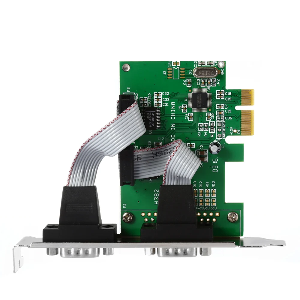 Купить PCI-е 2 порты и разъёмы RS232 для РС-232add на карты серийного ...