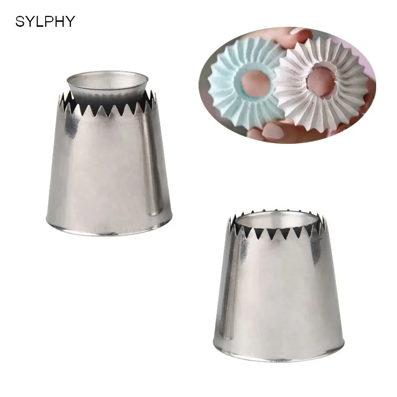 

SYLPHY 1 piece Sulta Ne Ring Cookies Mold Russian Icing Piping Nozzles Set Cake Decorating Pastry Tip