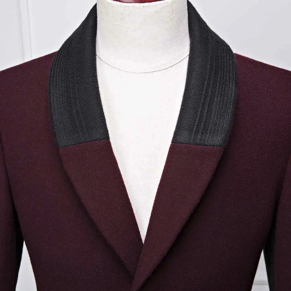 Flash Sale Men's Casual Trench Coat Winter Jacket Men Business Long Thicken Slim Overcoat Jacket Coat Men Coat Mens Jackets mont erkek