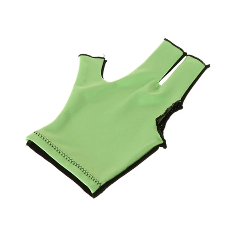 1 шт. лайкра ткань для снукера бильярдные перчатки 3 пальца перчатки для бассейна левая рука открытая рукавица бильярдные аксессуары