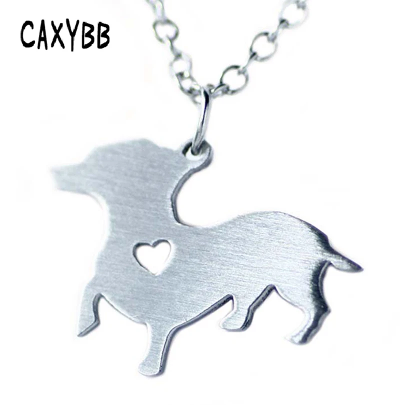 Ожерелье Caxybb из нержавеющей стали для мужчин и женщин изящное колье с животными