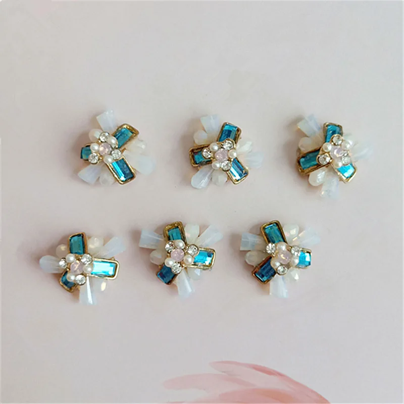 

30PCS 18mm Fashion Metal Alloy KC Gold Crystal Rhinestone Flowers Buckle Clasps Connectors DIY Clothing Jewelry Findings