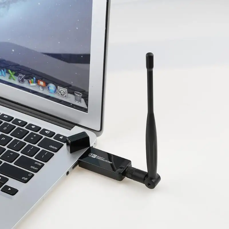 

1200M Wireless WiFi USB3.0 AC Dual Band 2.4Ghz 5.8GHz Adapter with Bluetoot 4.1Receition Antenna for Laptop PC Notebook