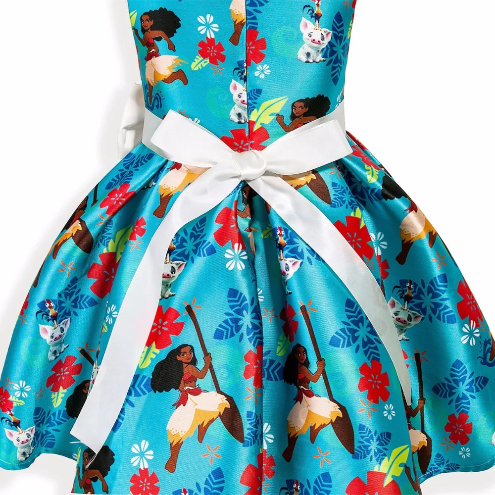 Moana Sinar Matahari Hujan Musim Panas Bayi Perempuan Dress Anak