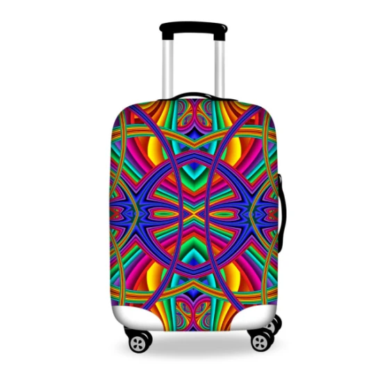 Дизайн, сумка для путешествий, чехол, эластичный плед, для путешествий, чемодан, защитный Пылезащитный Чехол для 18-28 дюймов, чехол, пылезащитный чехол для костюма - Цвет: HA0124S