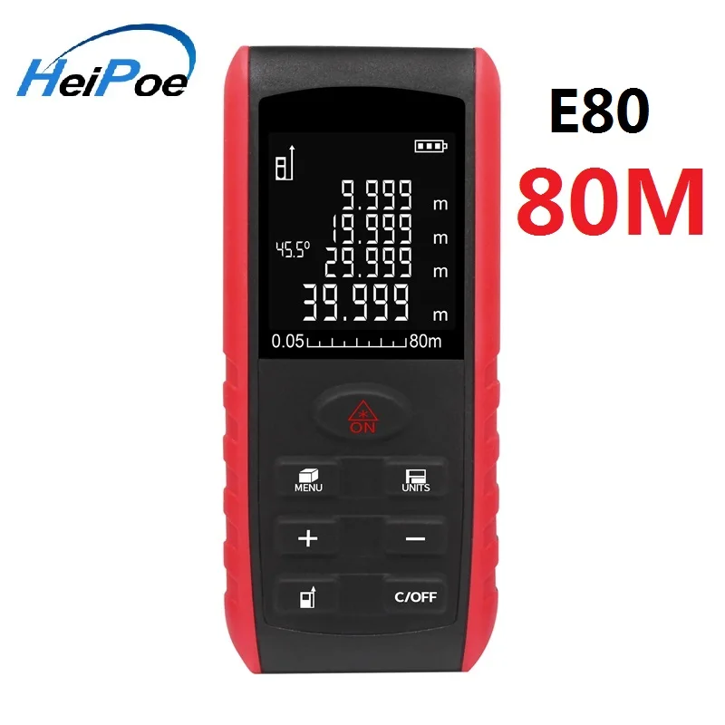 Laser Rangefinders Medidor Trena Handheld Laser Distance Meter 40M 60M 80M 100M Range Finder Diastimeter Measure Tape Laser Rangefinders Medidor Trena Handheld Laser Distance Meter 40M 60M 80M 100M Range Finder Diastimeter Measure Tape