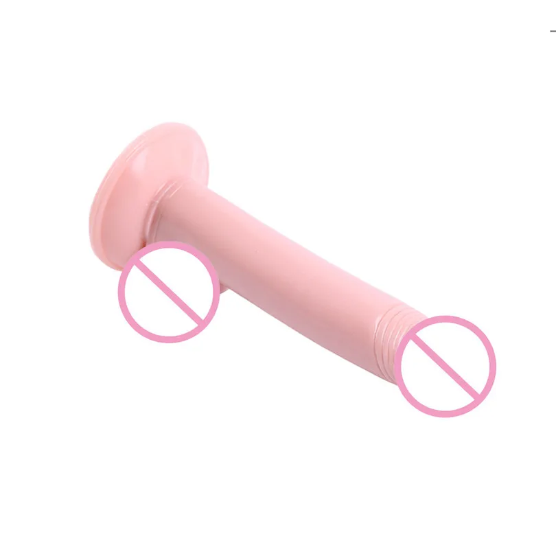 Sex Toy PVC Real Dildos Simulated Phallus Female Hand-Free Masturbation Device With Simulated Penile Sucker Sex Toys (1)
