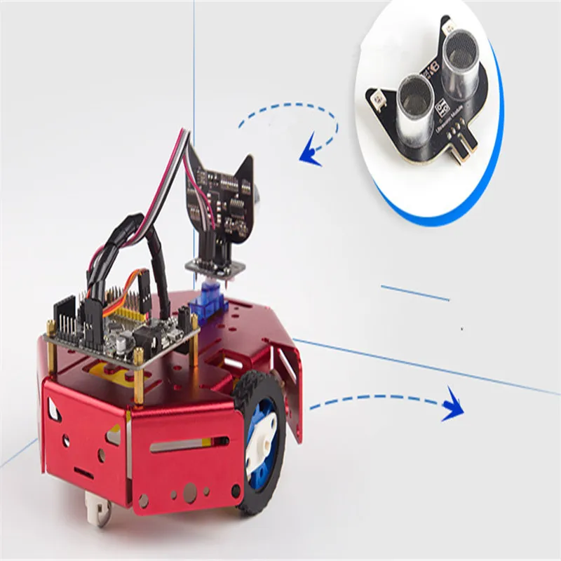 DIY KittenBot базовый набор роботов Arduino программируемый с программой Python код ствол
