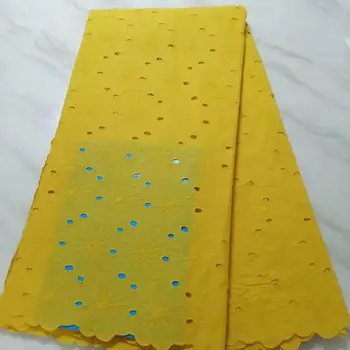 

african lace fabric 2019 high quality lace with Embroidered Nigerian Lace Fabric For Women Cotton Lace French Mesh Lace Fabric
