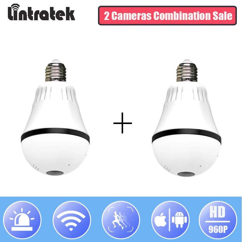

360 Degree WiFi Security Bulb Panoramic Camera HD 960P E27 LED Light Wireless Home Camera with Doorbell Fisheye Monitor IPcam 15