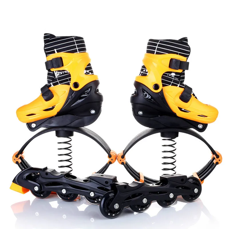 

Kids Ice skates Bouncing Shoes Kangaroo Jumping Stilts Sky runner Jumping Boots Air Kicks Fly-bar Jumper Gym Body-building Ware