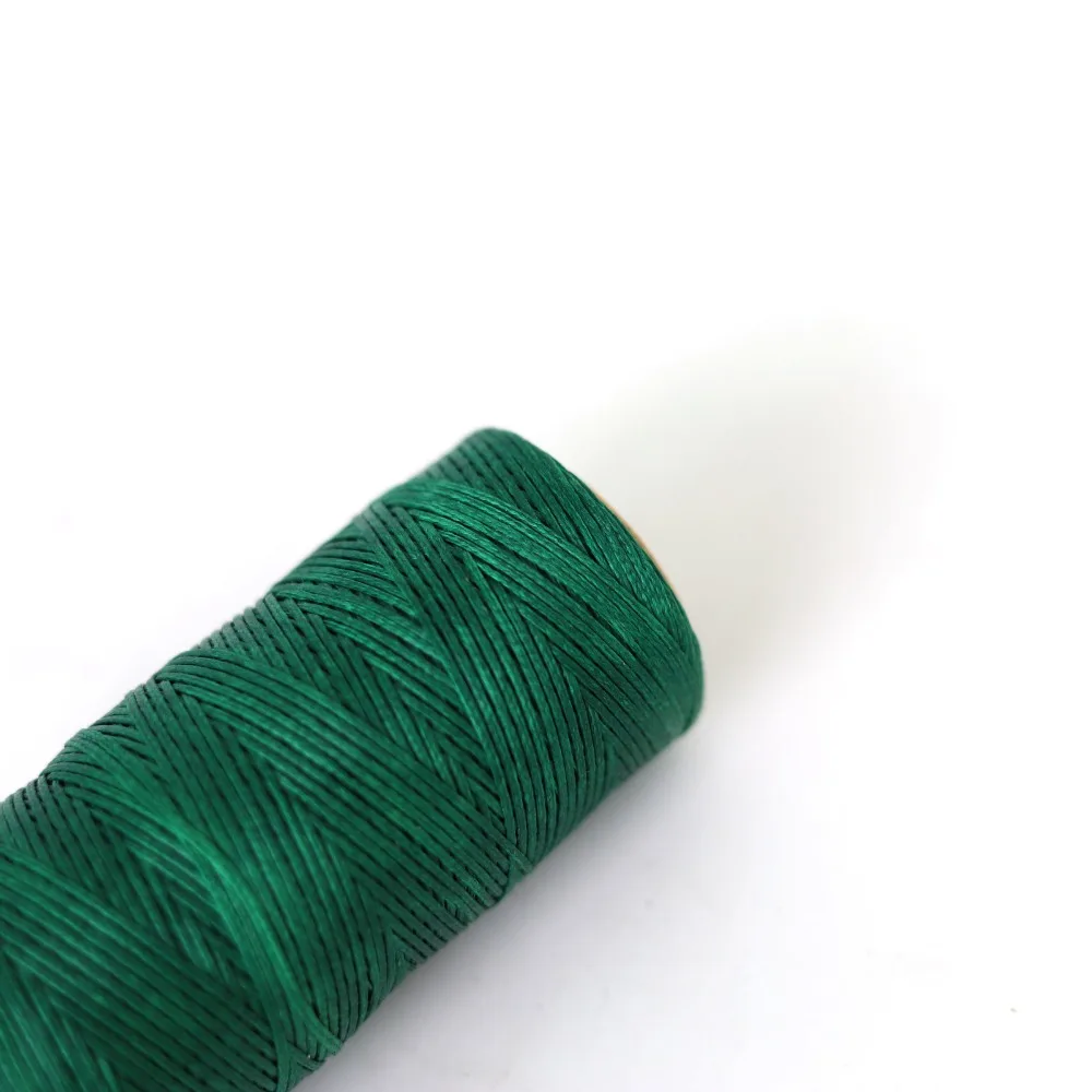 waxed thread 1.0mm dark green 2