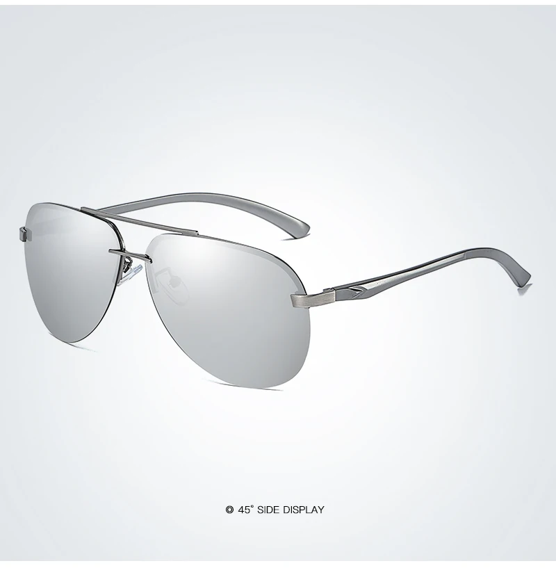VCKA алюминий магния поляризованные солнцезащитные очки для мужчин водительское зеркало солнцезащитные очки мужские пилот Рыбалка женские
