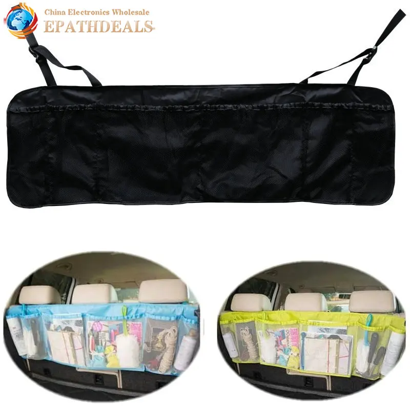 

Auto Car Organizer Boot Multifunction Foldable Trash Hanging Storage Bags for Vehicle Seat Capacity Storage Pouch