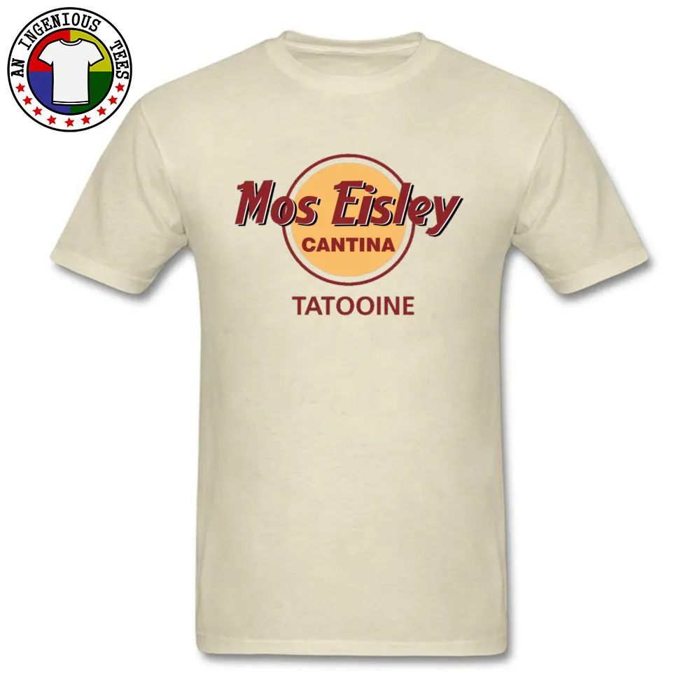 T-shirt Mos Eisley Cantina Tatooine T-shirts Voor Mannen Zomer/Herfst Kleding 100% Katoen Ronde Hals Heren