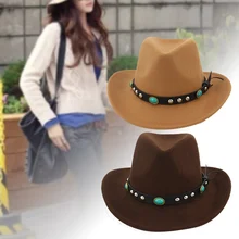 Bull Rider Jazz Sunhat для мужчин и женщин, фетровые шляпы с лентами, ковбойская шляпа в западном стиле, 6 цветов, шляпа-котелок для унисекс