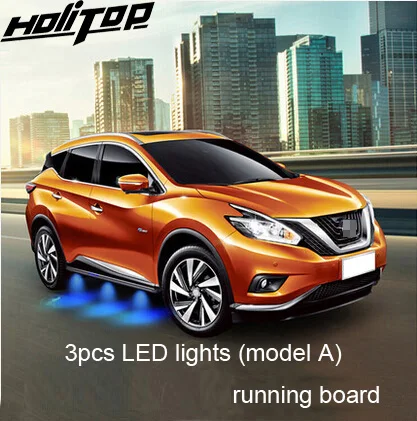 Новейший Светодиодный индикатор для бега для Nissan Murano-, синий светильник, роскошный дизайн, качество ISO9001, нагрузка 300 кг