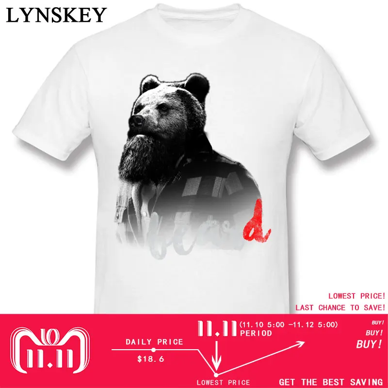 

Russia Mr Bear T Shirts Men Amazing BearD Bears T-Shirt 2018 Fashion Tshirt Men 100% Cotton Hip Hop Western Humor T Shirt