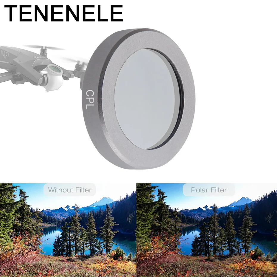 

TENENELE Drone Filter Polarize Camera Lens Filter Set For Parrot Anafi Polarizing Gimbals Drones Filters Accessories For Anafi