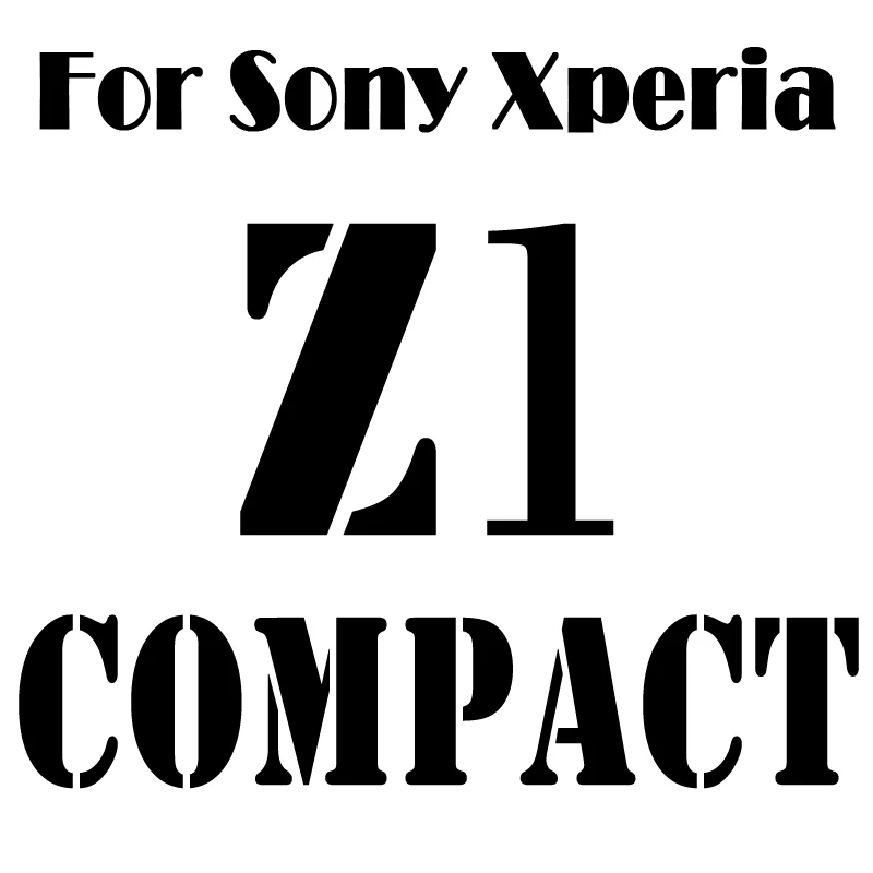 Переднее и заднее закаленное стекло для sony Xperia Z Z1 Z2 Z3 Z4 Z5 M4 M5 Compact Mini Plus Защитная пленка для экрана - Цвет: Z1 Compact