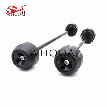 

Black/ For Yamaha MT09 MT-09 MT09 2014 2015 2016 2017 Motorcycle CNC Aluminum Front Rear Axle Fork Crash Sliders Protection