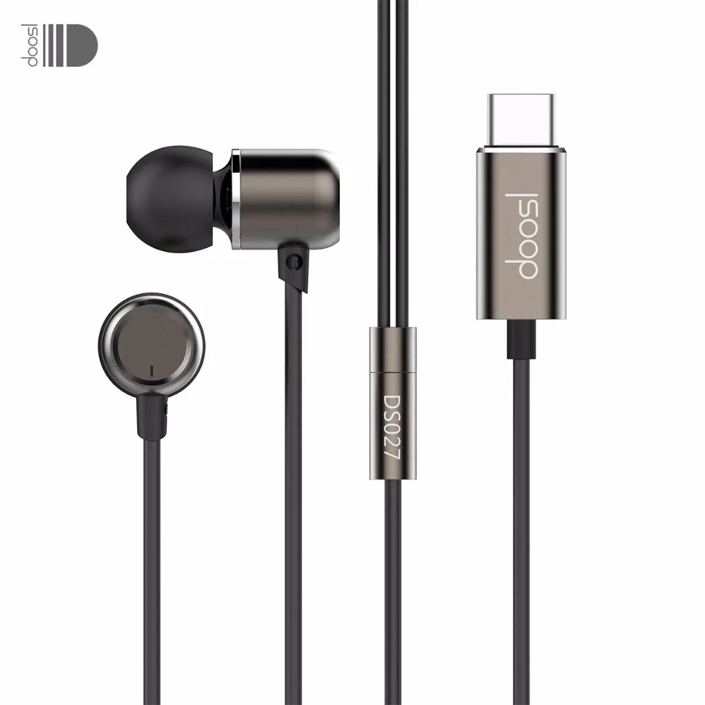 Внутриканальные наушники Doosl HiFi с интерфейсом Type C для всех устройств Встроенный