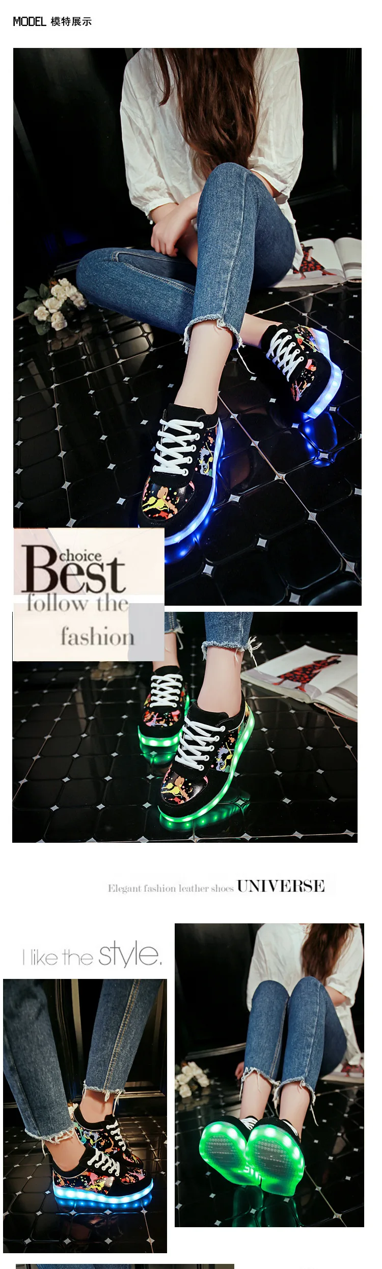 Светящаяся детская обувь со светодиодной подсветкой USB Перезаряжаемые из натуральных материалов, Schoenen Для мужчин повседневная женская