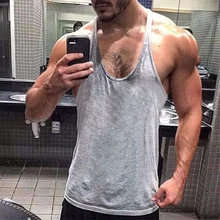 Мужская Базовая майка для тренировки в тренажерном зале, экстремальная майка для бега и фитнеса