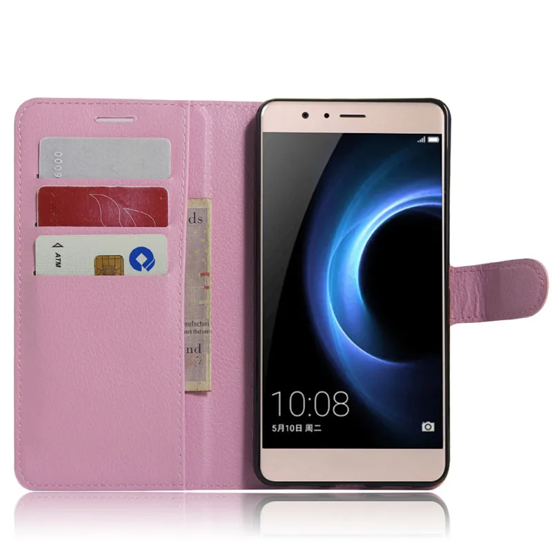 Чехол бумажник для Huawei Honor V8 V10 кожаный флип чехол телефона противоударный
