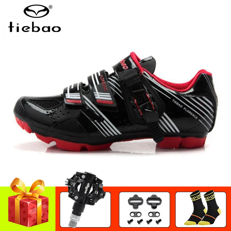 

Tiebao Cycling shoes sapatilha ciclismo mtb bicycle pedals mtb men women self-locking breathable athletic riding bicycle shoes