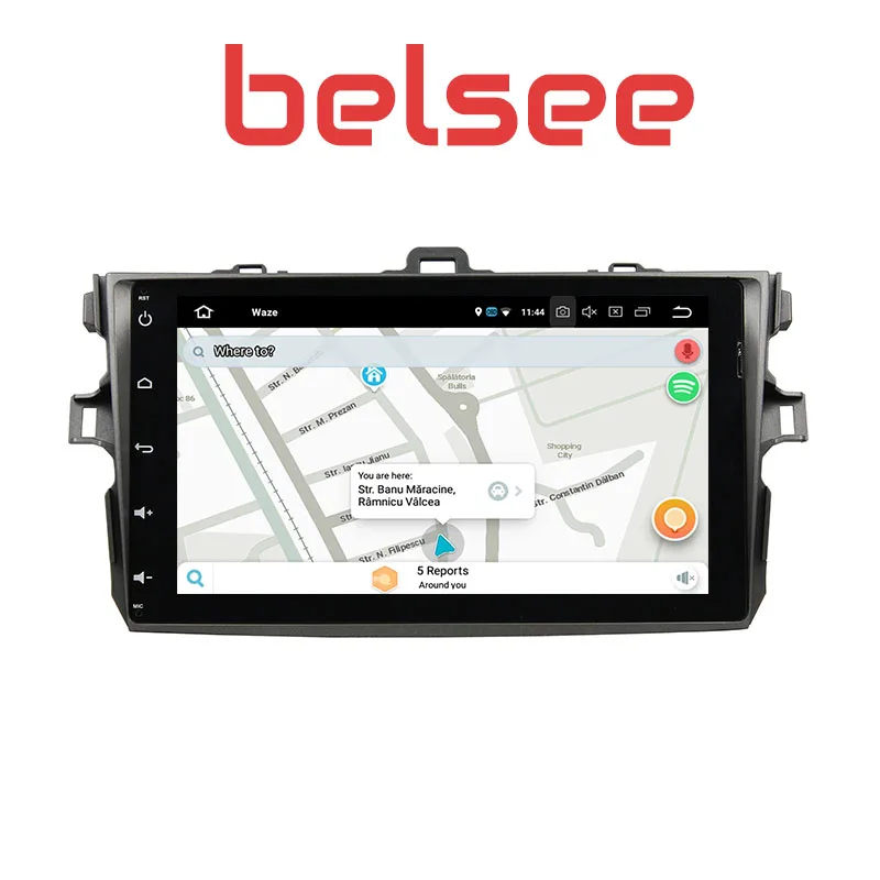 Excellent Belsee 9" IPS Screen for Toyota Corolla 2007-2011 Android 8 Car Radio Stereo GPS Navigation Mirrorlink Bluetooth WiFi Autoradio 2