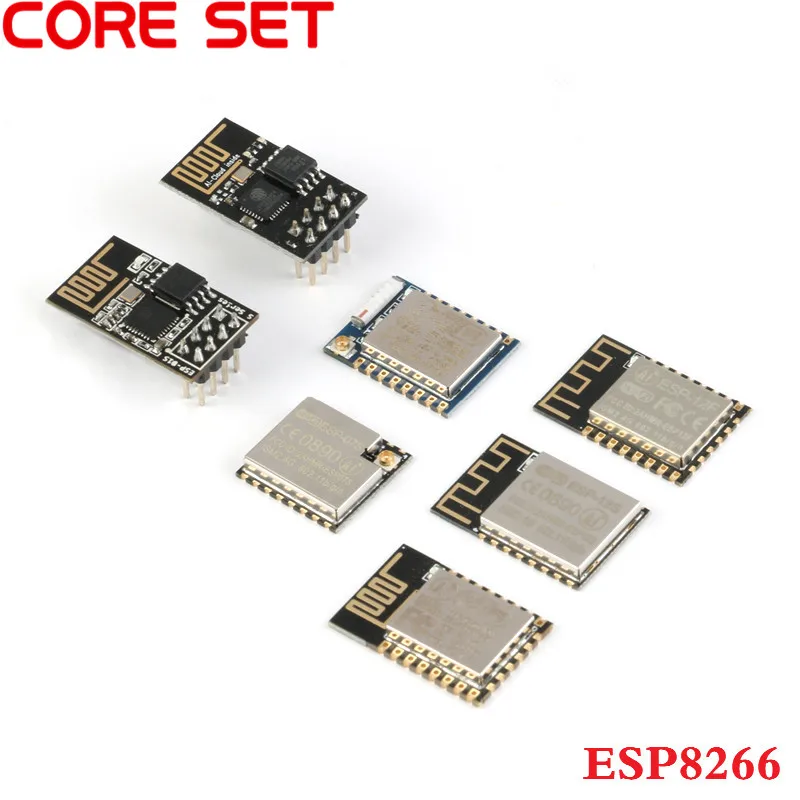 ESP-01 ESP-01S ESP8266 серийный Порты и разъёмы WI-FI Беспроводной модуль ESP-07 ESP-07S ESP-12S ESP-12E ESP-12F QFN-32 чип Беспроводной трансивер