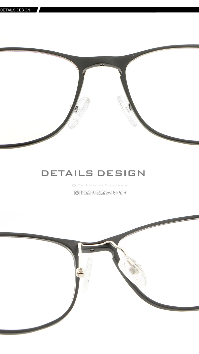 HDCRAFTER алюминиево-магниевые очки для мужчин и женщин, металлическая оправа, оптические оправы для очков, ретро очки для женщин