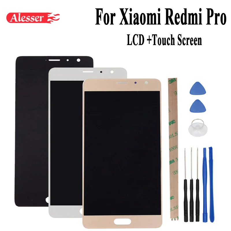 

Alesser For Xiaomi Redmi Pro LCD Display+Touch Screen Assembly Repair Parts 5.5 Inch Mobile Accessories+Tools+Adhesive