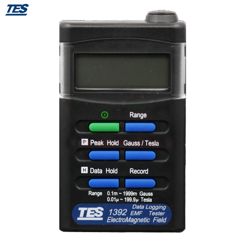TES1392 цифровой электросмог метр ЭМП электромагнитное поле тестер регистрации данных