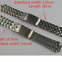 13 мм L960.110 T60 14 мм L975.110 новые части часов Мужской Цельный браслет из нержавеющей стали ремешок для часов T60 L860/960 K