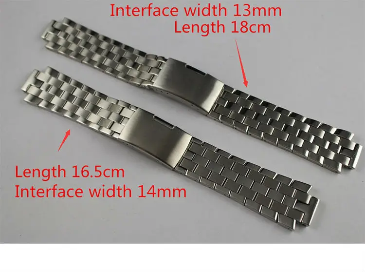 13mm l960.110 t60 14mm l975.110 ذكر أجزاء جديدة ووتش مراقبة حزام سوار الفولاذ المقاوم للصدأ الصلبة لنطاقات t60 l860/ 960k-في أشرطة ساعة اليد من الساعات على