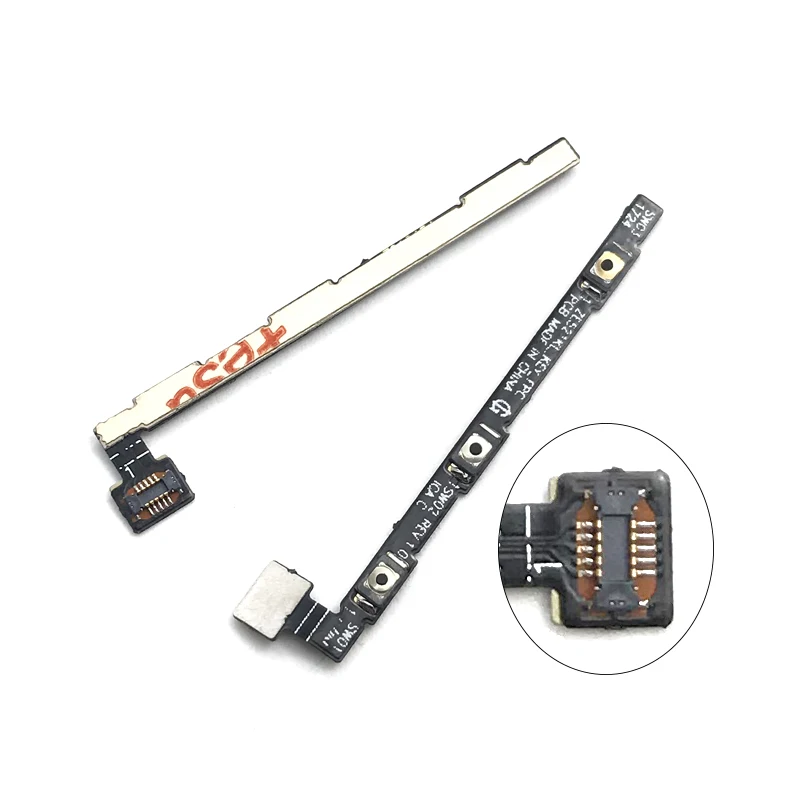 

10 pcs/lot New Compatible For ASUS Zenfone 4 ZE554KL 5.5" Power Volume ON and OFF Switch Side Button Flex cable