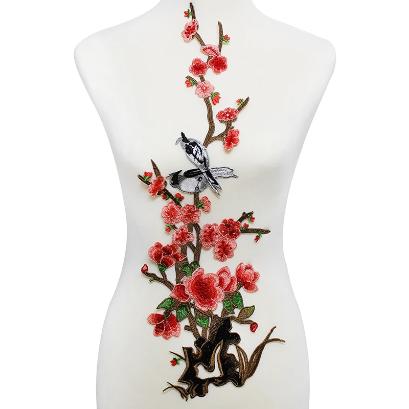 10 шт. Кружевная аппликация с цветочной вышивкой T2026|fabric flowers for clothing|fabric in new yorkfabric