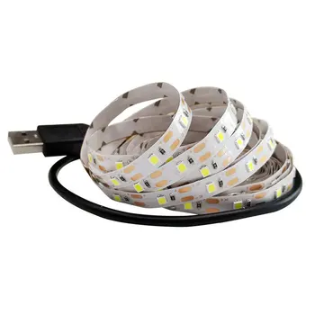 

3528RGB Colour with Remote Control 0.5M 1M 2M 3M 4M 5M USB LED Strip Light TV Background Lamp White Warm White RGB LED Strip