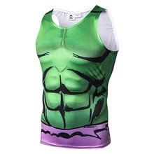 3d печать Невероятный Халк майка комикс супергерой Халк для мужчин женщин сексуальный мускул лето без рукавов жилет базовый топ одежда