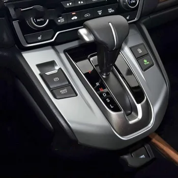 

For Honda CR-V 2017 1PC High Quality ABS Chrome Car Gear Shift Knob Panel Frame Cover Trim Cover Trim Car Styling Accessories