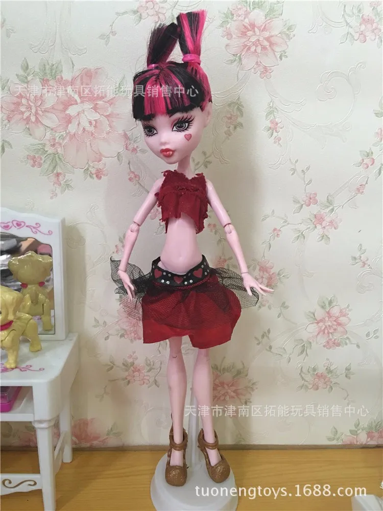 Модная детская кукла bjd, аксессуары, игрушки, подарок для девочек, Одежда для куклы, праздничное платье, повседневный костюм, для кукол Monster High, 1/6 113