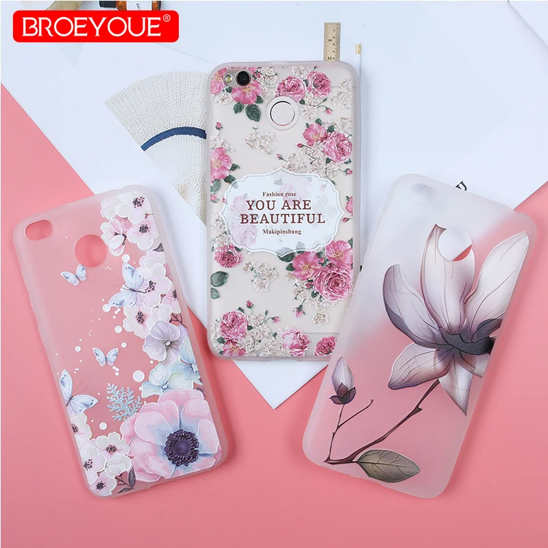

Soft Case For Redmi Note 5 6 Pro 4A 4X 5 Plus Covers Silicone Floral Case For Redmi 4 6 S2 Note 5 7 Mi 9 8 SE A2 6X A1 5X Cases