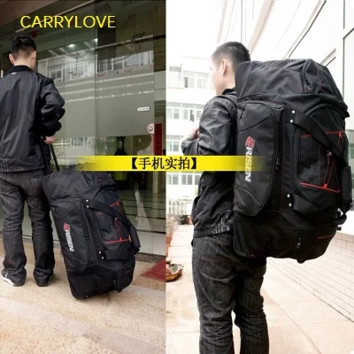 

CARRYLOVE Pull rod Shoulder bag Outdoor travel Extra large volume 30 inch size Spinner brand Oxford Luggage
