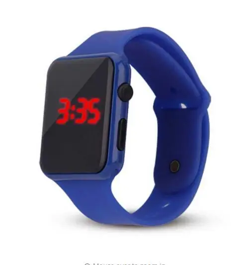 Мужские и женские спортивные цифровые часы фитнес силиконовый ремешок фитнес военные СВЕТОДИОДНЫЕ Часы повседневные электронные часы Reloj Mujer Hombre mon - Цвет: blue